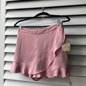 NEW PINK SKORT WITH RUFFLES